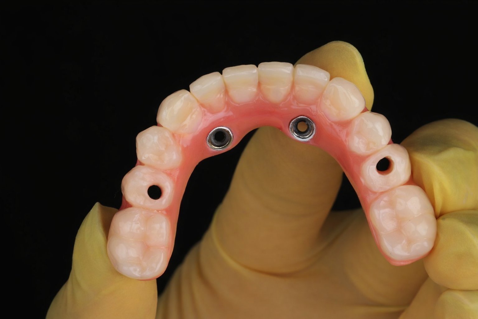 Prótese All-on — arcada inferior